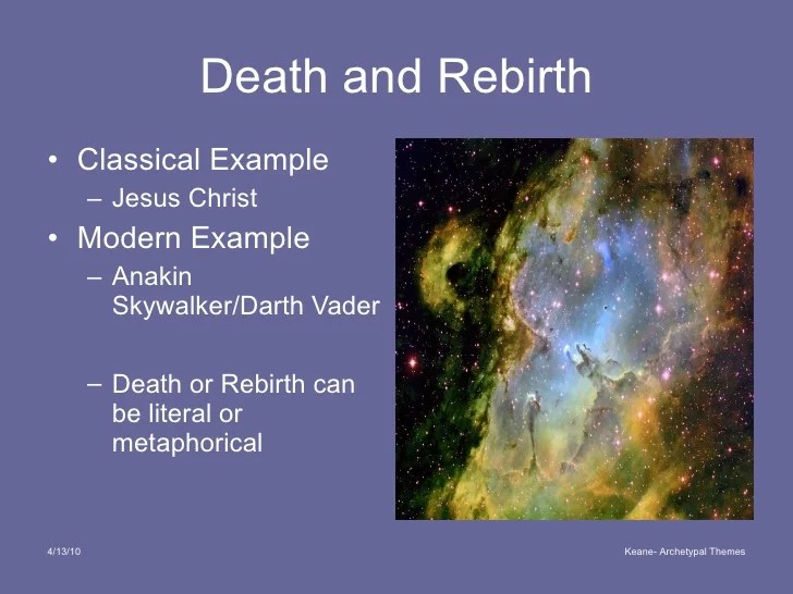 Death and rebirth archetype examples