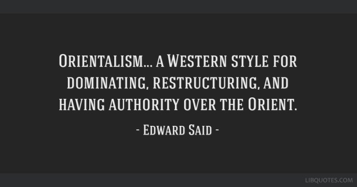 Edward said quotes on orientalism