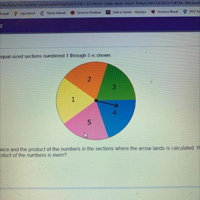 Check each set that includes the number shown 5/9